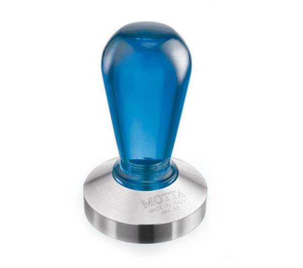 MOTTA tamper "RAINBOW" 58mm flat - blue handle